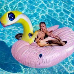 oversized inflatable pool rafts	